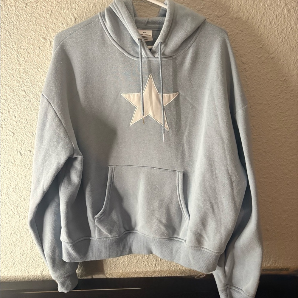 Rebel Sugar Soft Blue Hoodie